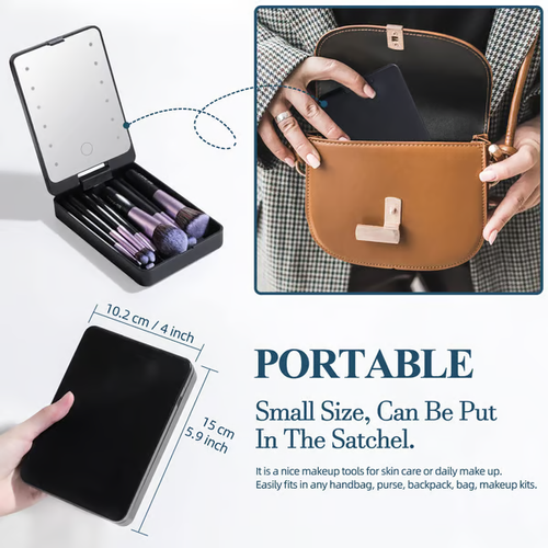 Travel Makeup Brush Set