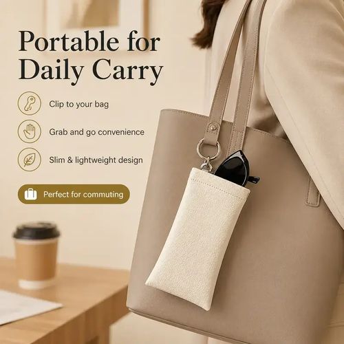Opening Eyeglasses Bag