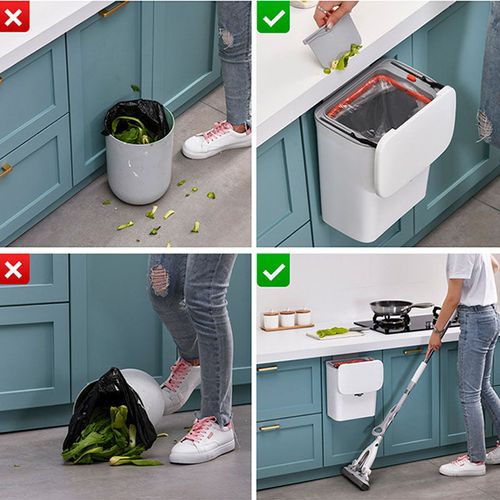 Multifunctional Hanging Garbage Can