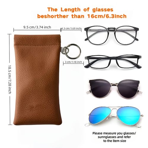 Opening Eyeglasses Bag