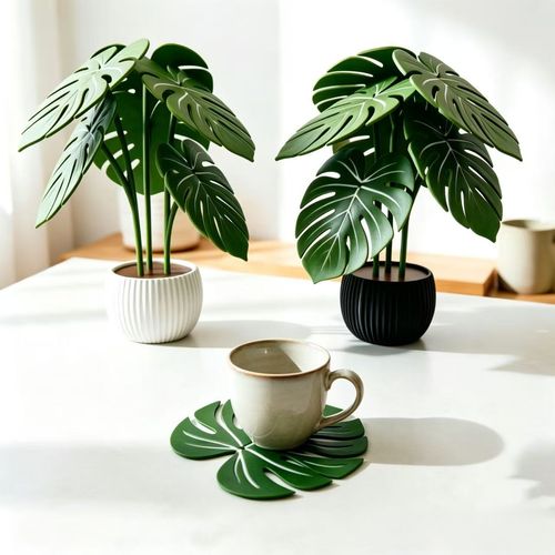 Monstera Coaster Flowerpot