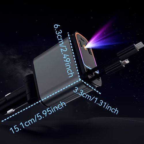 4 IN1 retractable charger
