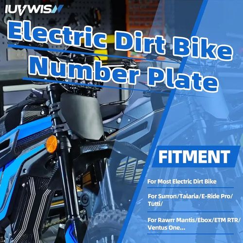 Electric Dirt Bike Front Number Plate