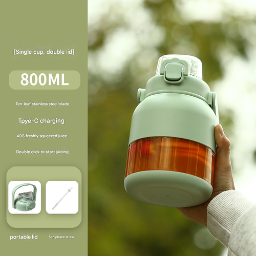 2025 Newest 10-Blade Juicer Cup: Wireless Portable Blender for Smoothies, Ice Crushing & Travel | Large Capacity Tumbling Bottle with BPA-Free Design