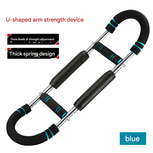 Multifunctional U-Shaped Arm Exerciser - Professional Chest & Arm Strength Trainer, Adjustable Dual-Spring Design, Home Gym Arm Workout Equipment for Fitness Training