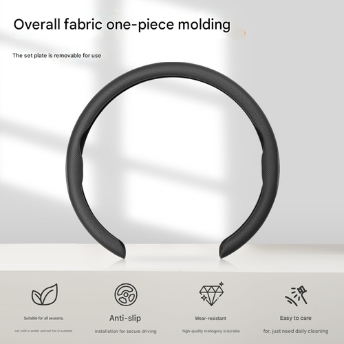 Napa Nappa Leather Car Steering Wheel Cover - Quick Turn Non-Slip Breathable Ultra-Thin Cover for Four Seasons Car Accessories - Versatile