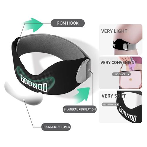 Silicone Patella Knee Strap for Knee Pain Relief | Adjustable Support Brace for Men & Women | Ideal for Running, Basketball, Squats, Tendonitis & Jumper's Knee