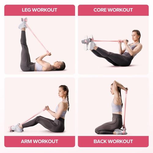 Multifunction Pedal Resistance Band, Elastic Pull Rope Fitness, Full-Body Workout at Home Gym, Exercise Sit-up, Yoga, Abdominal Training