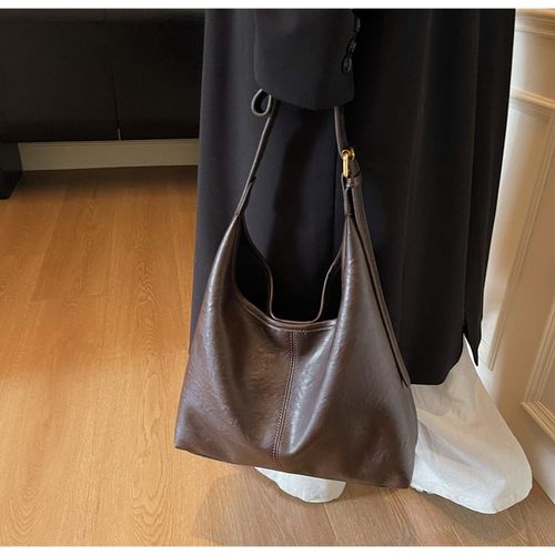Women's Solid Color Shoulderbag Pu Leather Cute Shoulder Bag, Simple Large Capacity Crossbody Purses 2025, Daily Commuter Purse, Shopping Shoulder Elegant Commuter Bag, Fashionable Bags