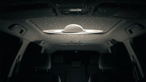 Car-Mounted Galaxy Starry Sky Light - Ambient Light with Aromatherapy Car Decoration, Starry Sky Ceiling Projector, Portable Small Night Light for Car Interior Decoration
