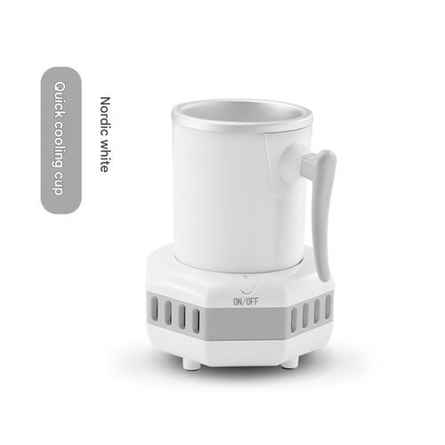 Fast Cooling Cup - Portable Mini Drink Chiller for Office & Dorm Room, Cools Beer Beverages Milk Quickly, Personal Cold Drink Container for Daily Use