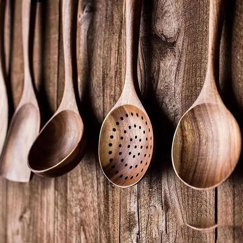 Wooden Utensils Set, 5pcs Non-stick Cooking Utensils, Kitchen Utensils Set for Home Use