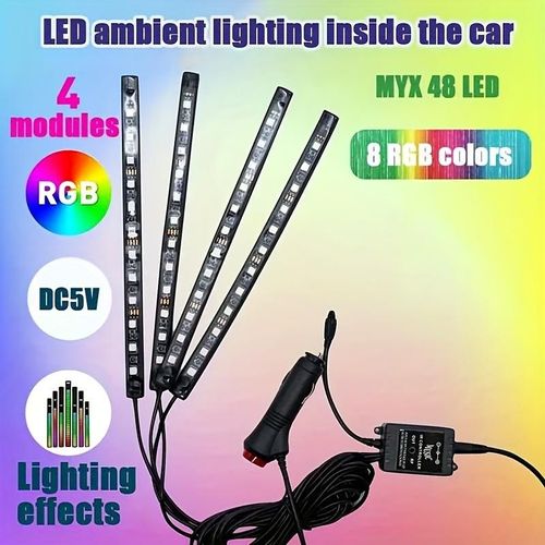 LED RGB Underglow Kit: 16M Colors, 9 FX Modes, IP67 Waterproof, Remote Control forLED RGB Underglow Kit: 16M Colors, 9 FX Modes, IP67 Waterproof, Remote Control for