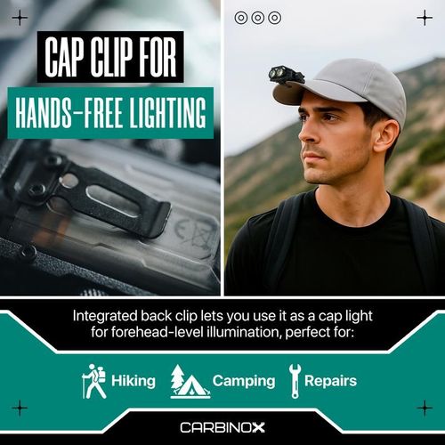 Mini Keychain Flashlight - 300 Lumens High Brightness, LED COB Dual Light Sources, 7 Modes Red Blue Warning, USB C Fast Charging Rechargeable