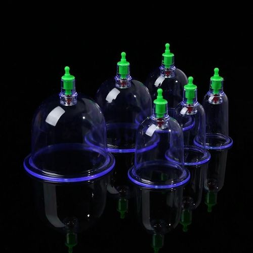 Cupping Set, 6 Cups Cupping Kit for Massage Therapy, Chinese Cupping Therapy Set with Magnetics, Professional Vacuum Cupping Set for Cellulite Reduction Muscle Pain Relief with Manual Pump