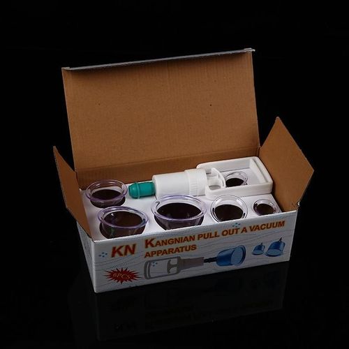 Cupping Set, 6 Cups Cupping Kit for Massage Therapy, Chinese Cupping Therapy Set with Magnetics, Professional Vacuum Cupping Set for Cellulite Reduction Muscle Pain Relief with Manual Pump