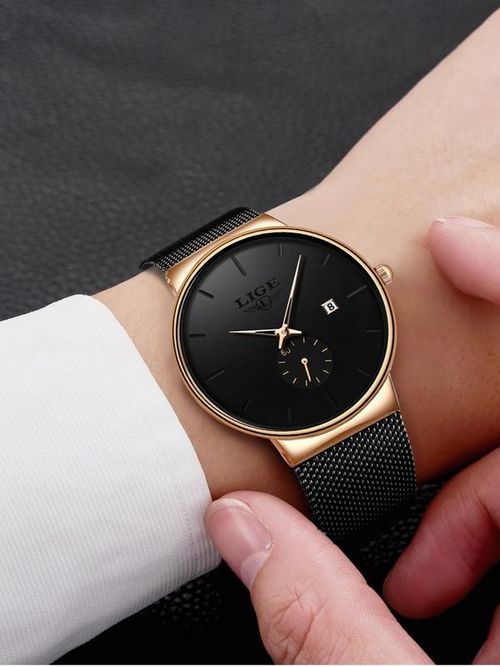LIGE SLEEK MINIMALIST CASUAL MEN'S WATCH