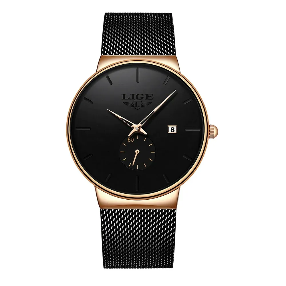 LIGE SLEEK MINIMALIST CASUAL MEN'S WATCH