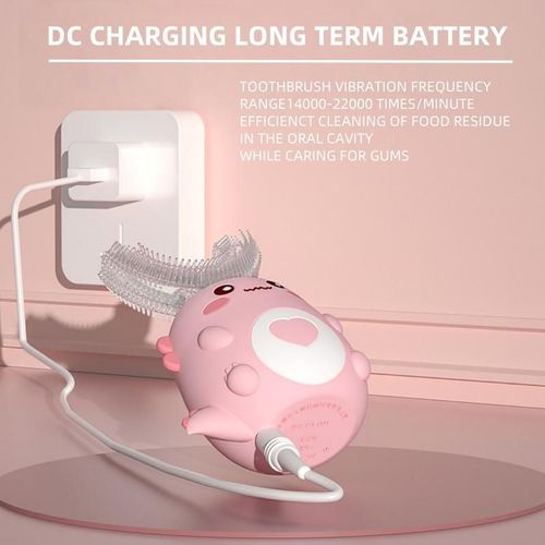 Baby electric Toothbrush,U-shaped toothbrush,2 - 14 Years, Soft Bristles, BPA Free | 2 - 4 Pack Oral Care Tools