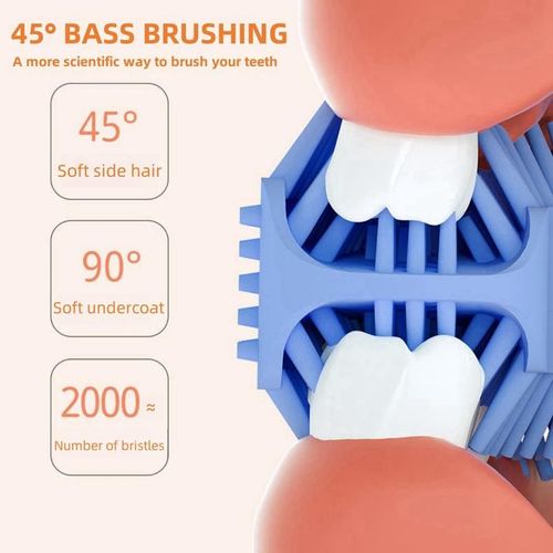 Baby electric Toothbrush,U-shaped toothbrush,2 - 14 Years, Soft Bristles, BPA Free | 2 - 4 Pack Oral Care Tools