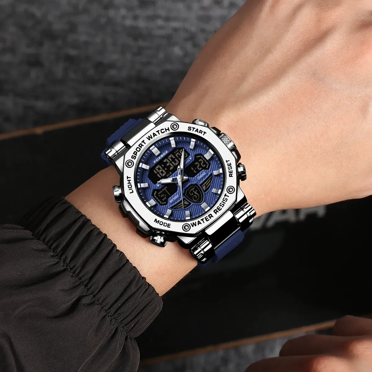 Men's Business Round Dial Analog Quartz Watch, Waterproof Wristwatch, Watch for Party, Daily Clothing Decor, Trendy All-match & Exquisite Watch for Birthday Gift with Box