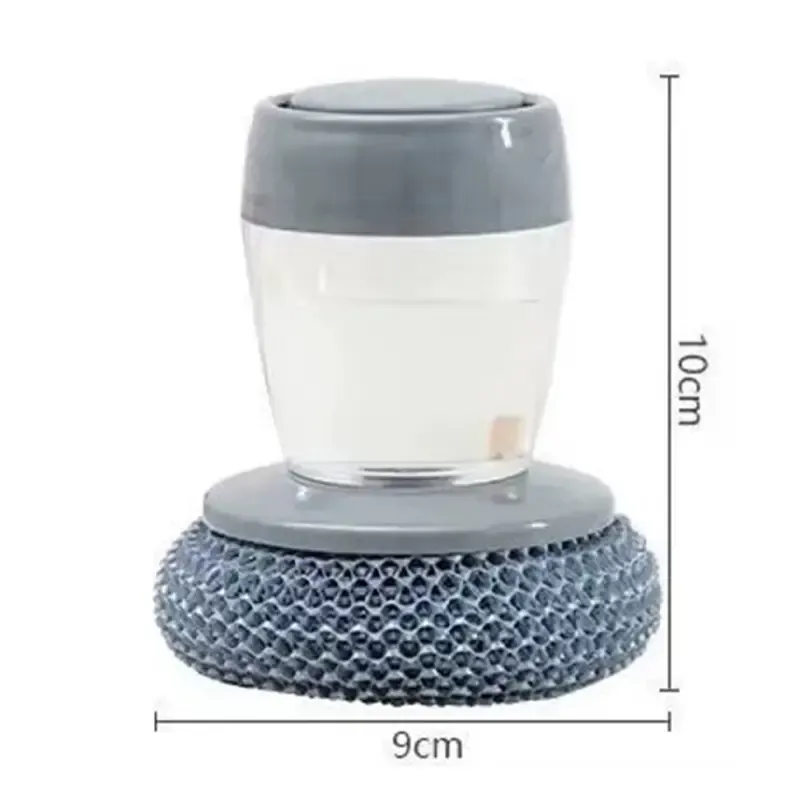 Automatic Liquid Filling Good Handle Soap Dispense Palm Kitchen Brush for Bowl Sink Cleaning Pot Comfortable