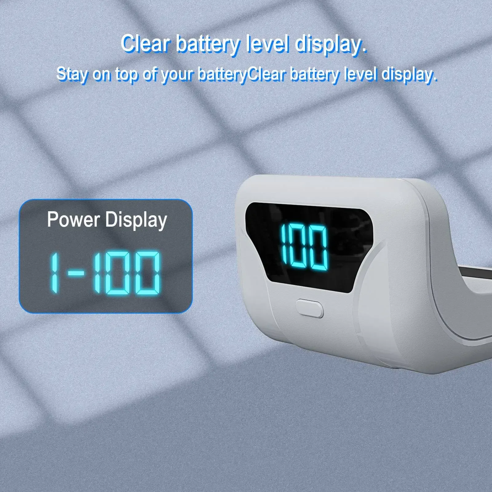 1800mAh Controller Rechargeable Battery for PS5, Game Controller Charger with Durable Back Clip Design, Essential Charging Accessory, Console Accessories