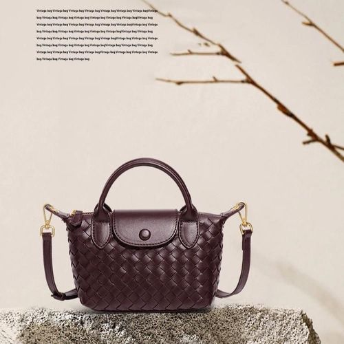 Hand-woven Shoulder Dumpling Bag 2026 New PU Leather Fashion Commuter Messenger Bag