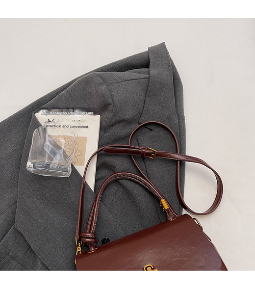 Simple Versatile Small Satchel Bag, Casual Flip Cover Clutch for Shopping & Commuting, Stylish Crossbody Shoulder Bag, Crossbody Clutch Purse