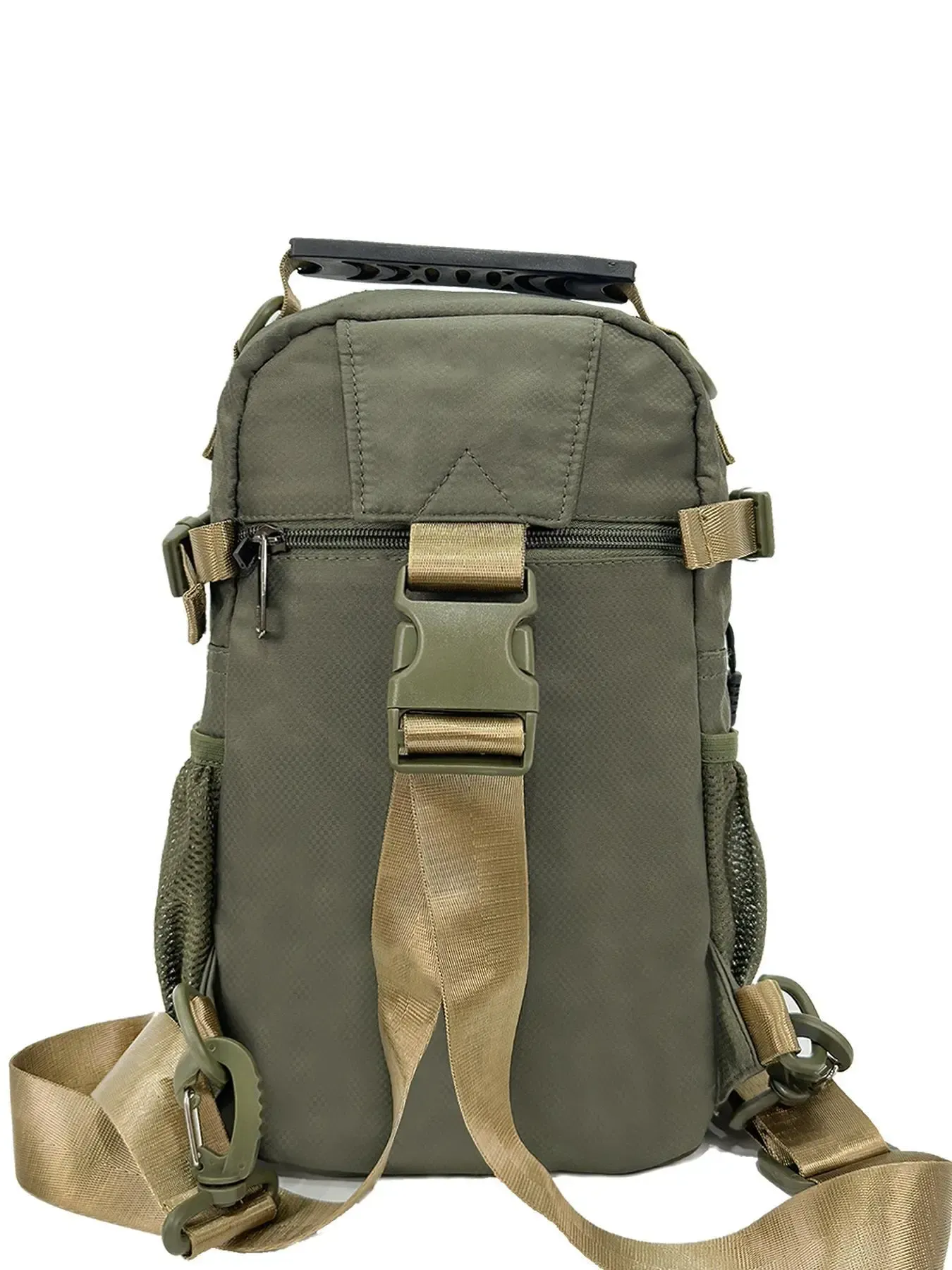 Men's Casual Letters Print Zipper Durable Chest Bag, Outdoor Casual Sports Sling Bag, Multi-functional Chest Bag, Fashionable Design Sling Bag for Men, Versatile Bag, Bum Bag, Gifts