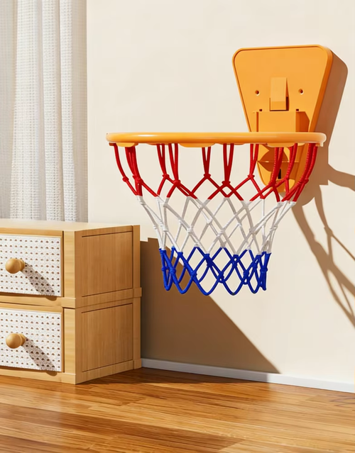 Quiet Indoor Basketball Set, Noise-Free Rebound Ball & Hoop, Noiseless Rebound Ball and Hoop for Silent Indoor Play