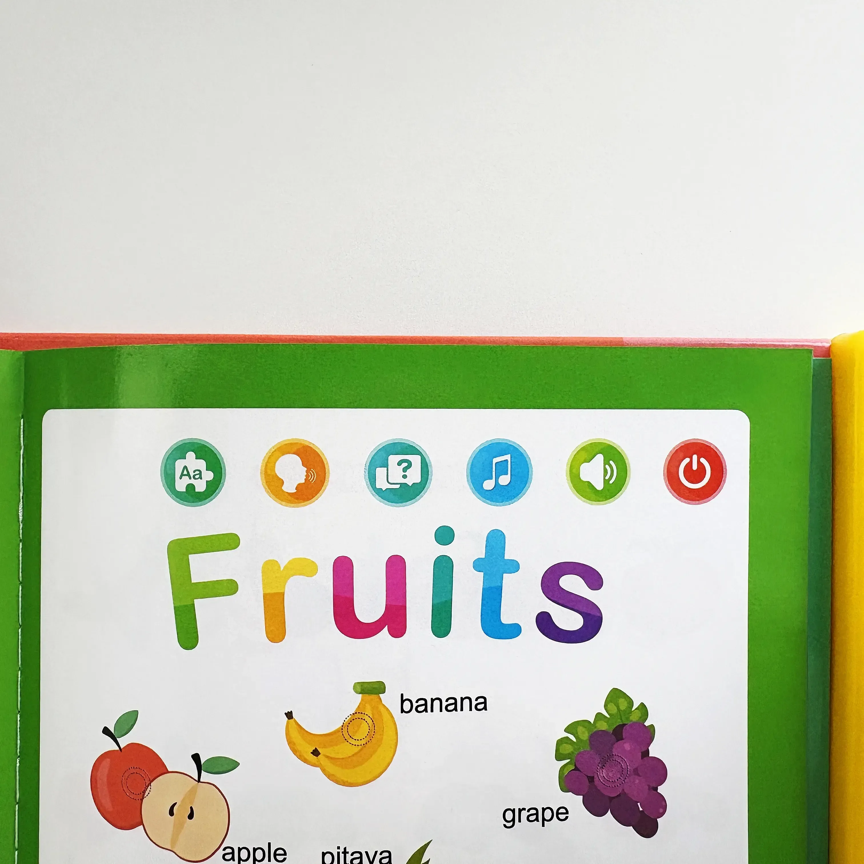 Educational Toy for Kids Ages 3–6 – Talking Sound Book with 114+ Words, 7 Themes, 4 Songs Interactive Learning for Early Education| Encourages Independent Play & Fun Learning for Kids Vocabulary Flashcards Colorful Round Square Circle Animals