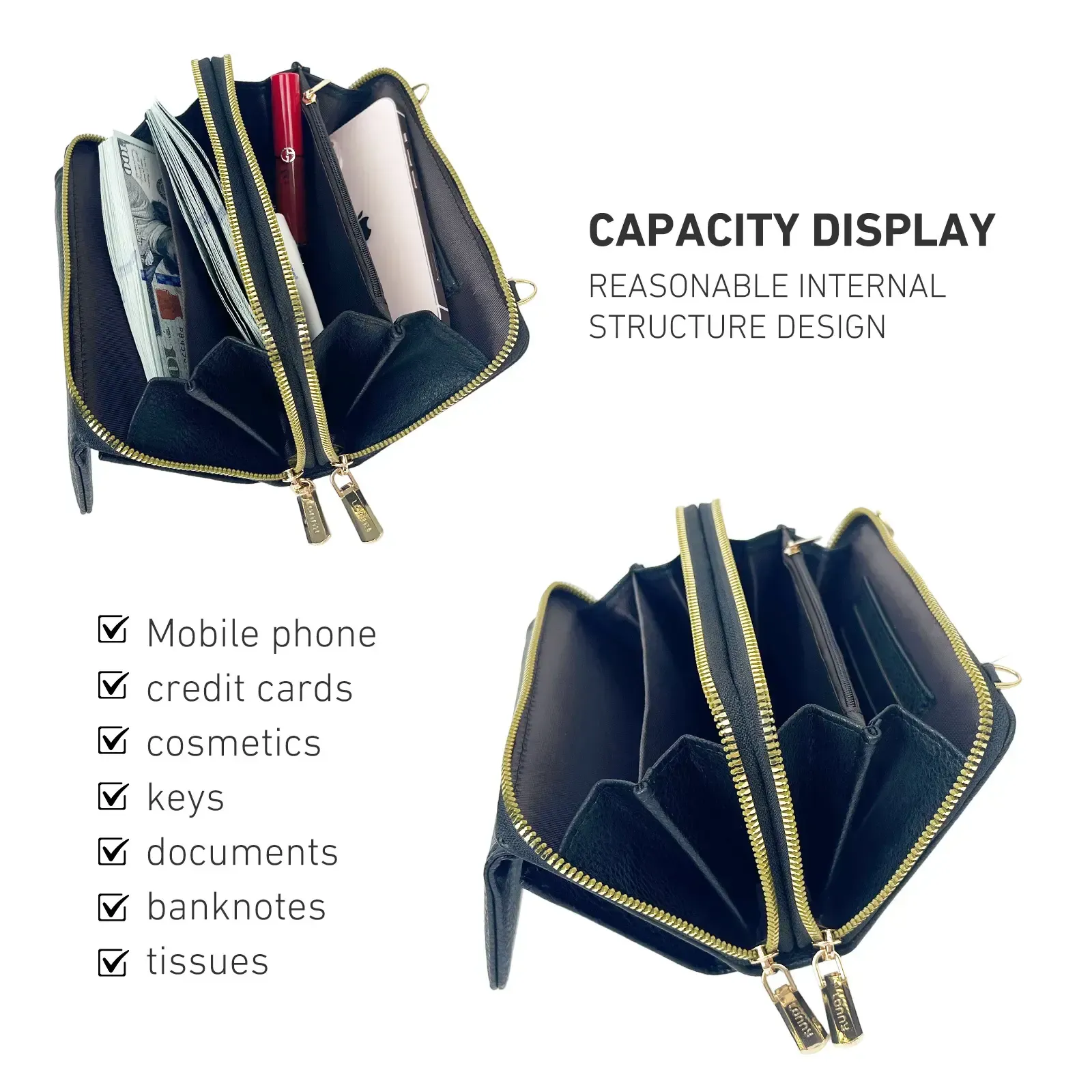 small shoulder bag adjustable wide shoulder strap trendy all-match cellphone bag woman small crossbody SpringStatements