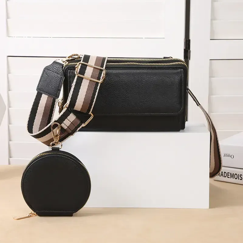 small shoulder bag adjustable wide shoulder strap trendy all-match cellphone bag woman small crossbody SpringStatements