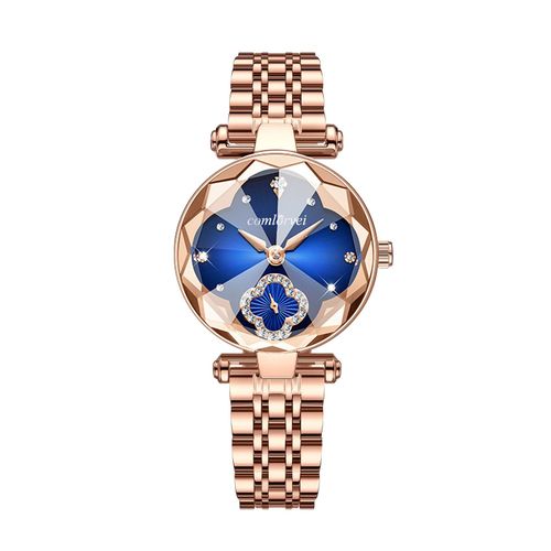 Luxury Four Leaf Clover Diamond Watch for Women Water Resistant Scratch Resistant Fashionable Timepiece with Adjustable Strap Perfect Mothers Day Gift for Wife or Mom