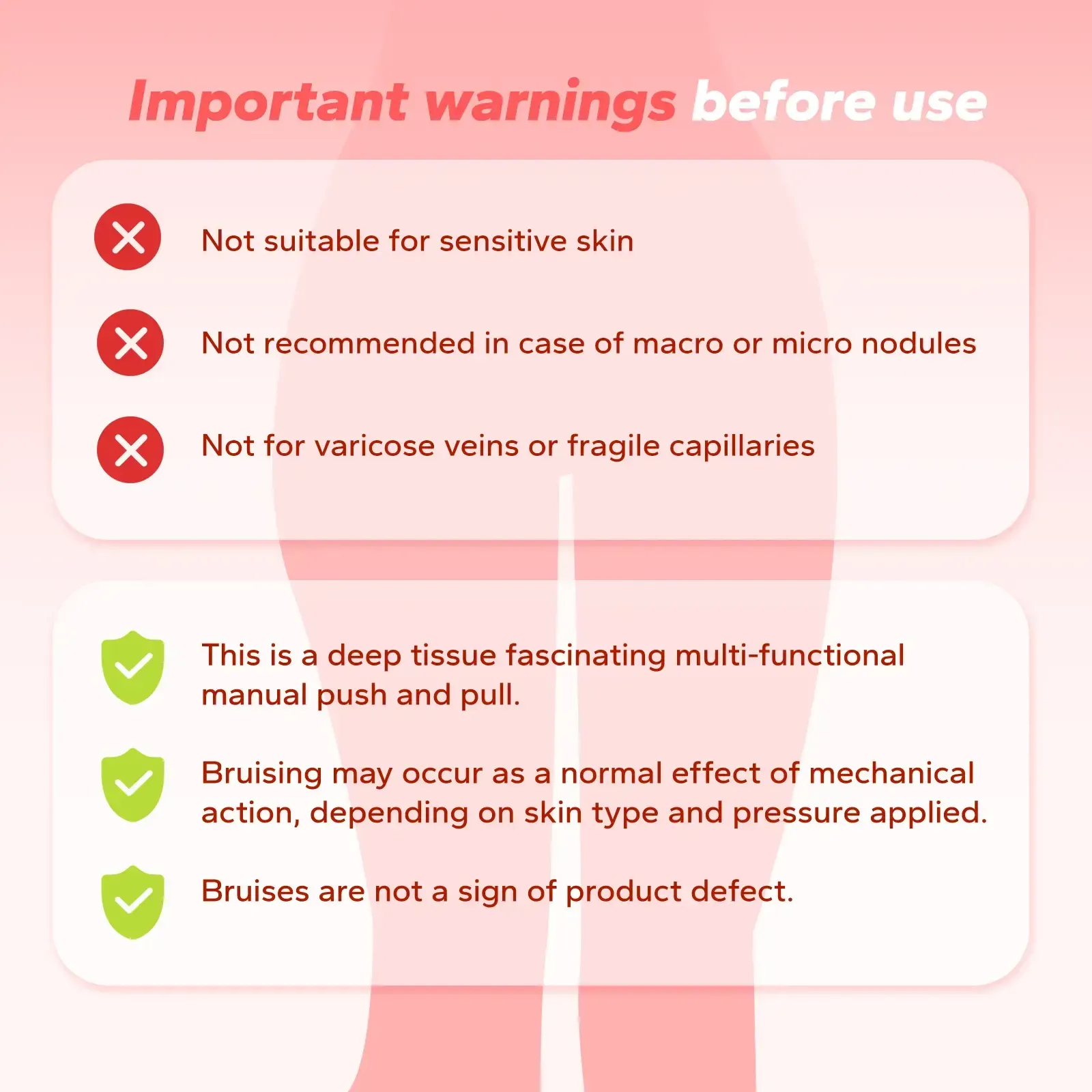 Merach Manual Push-Pull Roller Relaxing Deep Tissue Massage Cellulite Massage Tool Ring for Thigh Calf & Waist Foam Roller for Daily Stretching & Recovery Body Care Pink Summervibes