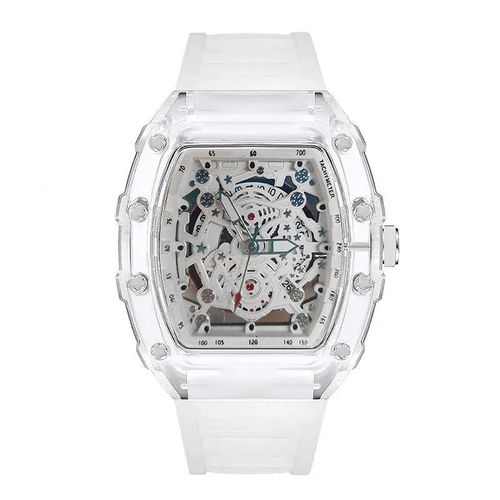 Men's Luxury Transparent Waterproof Quartz for Outdoor Back to School Parties Daily & Fall Ideal Birthday Gift with Box women watches luxurywatches of tiktok outdoorfun