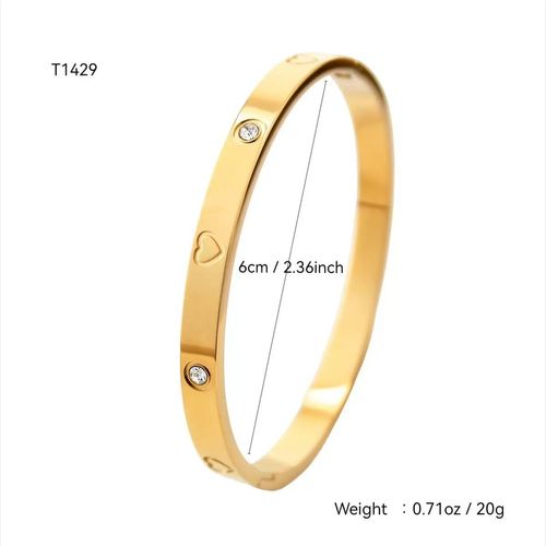 Women's Stainless Steel Bracelet Set, Flower Nail Design , Casual Style Elegant Jewelry Bracelet for Women, Perfect Gift for Her, High Quality Bracelet