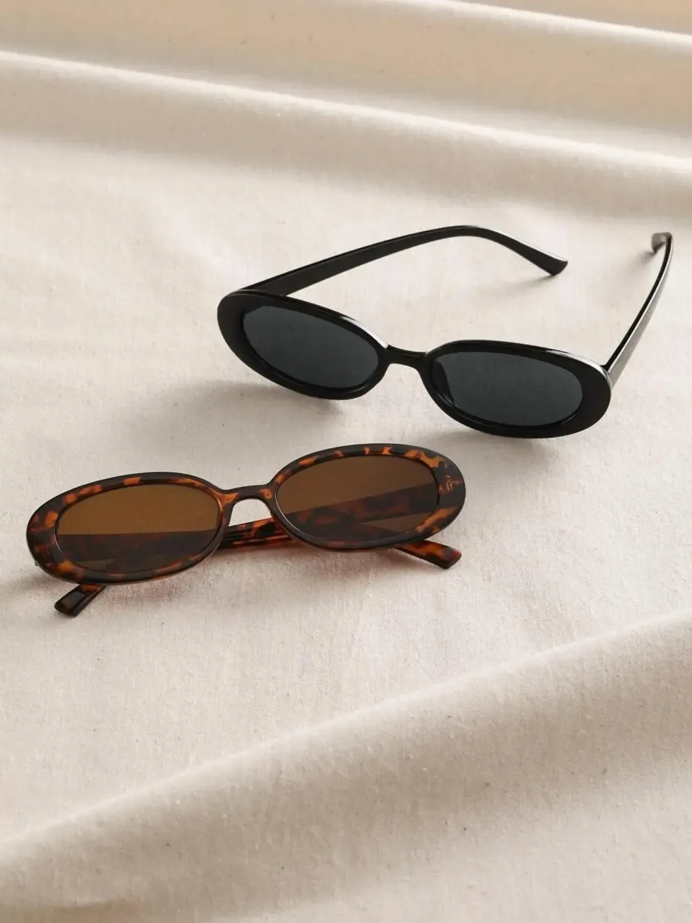 2 Pairs Summer Oval Frame Eyeglasses, New Stylish Travel Accessories for Women & Men, Lightweight Eyewear for Outdoor Activists, Ideal Gift