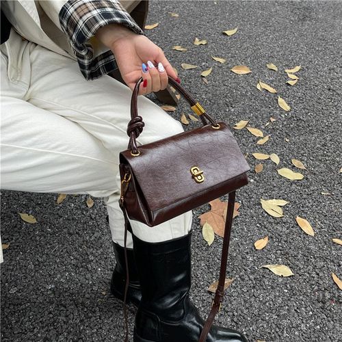 Simple Versatile Small Satchel Bag, Casual Flip Cover Clutch for Shopping & Commuting, Stylish Crossbody Shoulder Bag, Crossbody Clutch Purse, Classic Flap Shoulder, Daily Commuter Purse, Fashionable Shopping Purse, Crossbody Shoulder Handbag