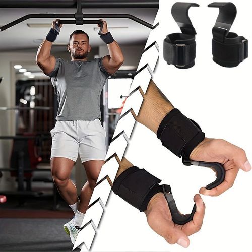 Weight Lifting Hooks, Summer Heavy Duty Lifting Wrist Straps, Pull Ups Deadlift Straps, Weight Lifting Grips for Home Gym, Fitness Accessories Gym Accessories, Christmas Gift