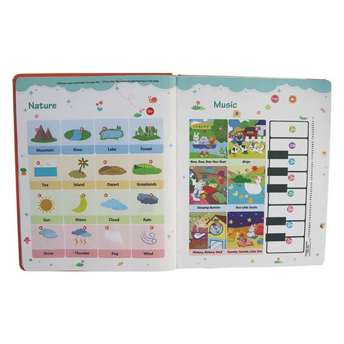 Toddler 1-6 Year Old | My First English Sound Toy – 470+ Words, 21 Themes, Fun Word Game & Bilingual Toys, Juguete Educativo for Educational Language, School Education & Perfect Educational Gift