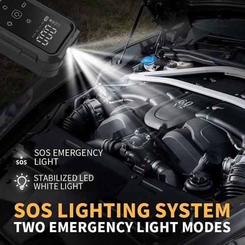 Portable air compressor air pump, 150PSI, 3X fast inflation, 6000mAh long-lasting battery life, suitable for inflating balls, bicycles, motorcycles, and car tires - multi-functional auto accessories! Men gifts!