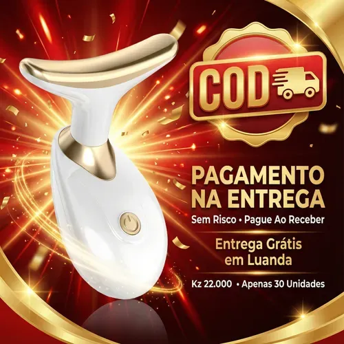 💕 Luanda ✨💆‍♀️ — Dispositivo Facial & Pescoço 💖 — Massagem Relaxante com Tecnologia EMS 🌸 — Lifting Diário Sem Sair de Casa 🏠 — Pele Lisa, Firme e Jovem Todos os Dias ✨