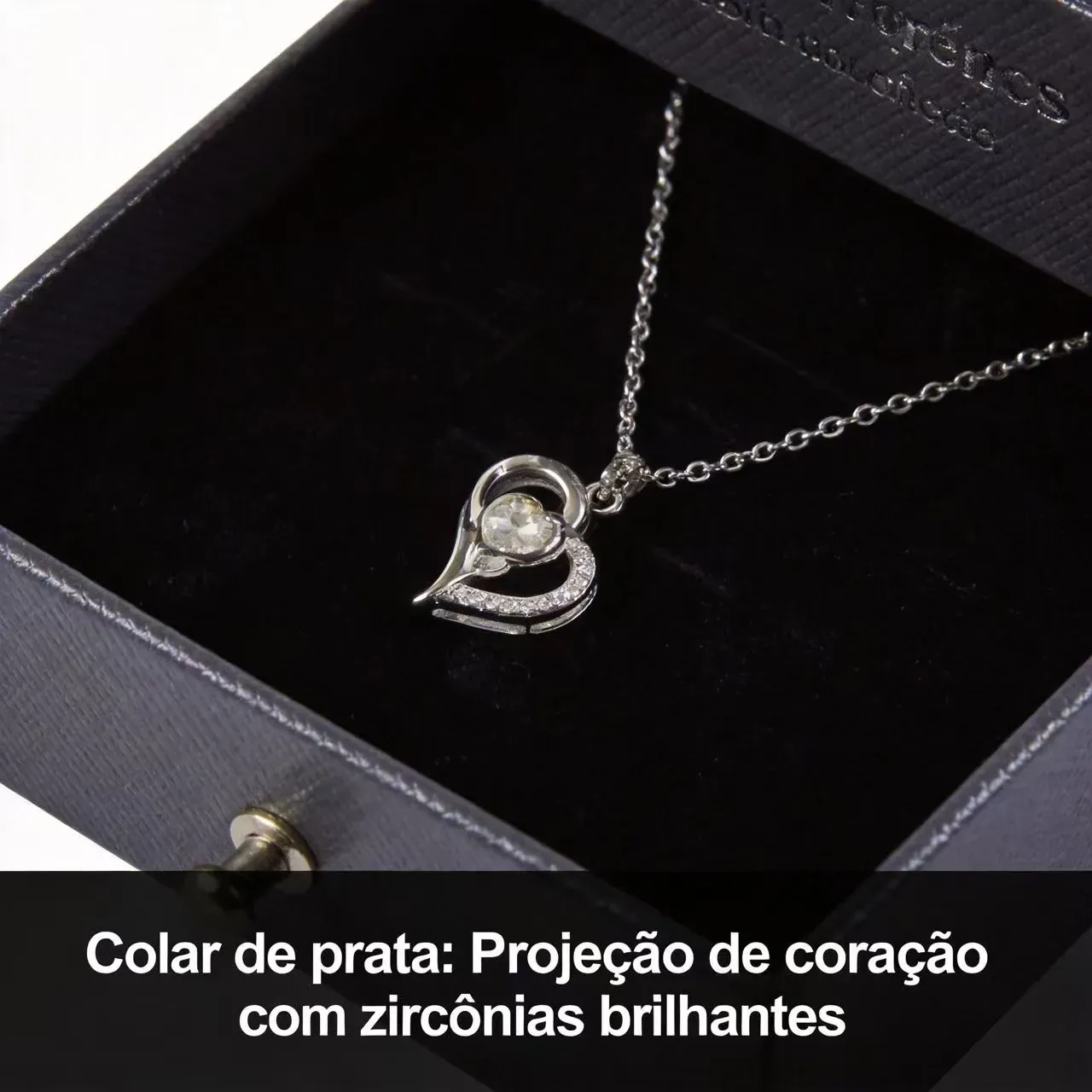 Dia dos Namorados em Luanda 🎁 Caixa de Joias com Rosa Preservada e Colar