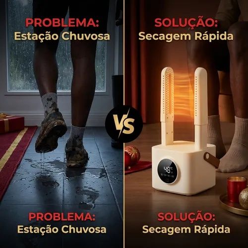 👟PROMOÇÃO ESPECIAL OFERTA LUANDA!—🔥👟 Secador de Sapatos Inteligente!—⏰ Temporizador Digital com Ecrã Tátil!—💨 CHEGA DE SAPATOS MOLHADOS!— 🌧️ Perfeito para Chuva e Suor!— 🏠 Ideal para Uso Doméstico! — 🚚 Entrega Grátis em Luanda!