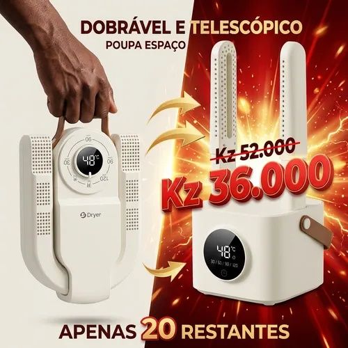 👟PROMOÇÃO ESPECIAL OFERTA LUANDA!—🔥👟 Secador de Sapatos Inteligente!—⏰ Temporizador Digital com Ecrã Tátil!—💨 CHEGA DE SAPATOS MOLHADOS!— 🌧️ Perfeito para Chuva e Suor!— 🏠 Ideal para Uso Doméstico! — 🚚 Entrega Grátis em Luanda!