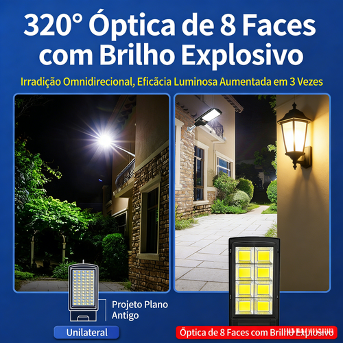 🚀 Refletor Solar Ultra LED 8 Faces 2026: Brilho 320° com Painel Monocristalino e Bateria 3C - Qualidade Superior!🔋 Energia Infinita no Seu Quintal: Painel Solar de Carregamento Rápido e Nova Bateria de Longa Duração!Compre agora e ganhe um desconto! Clique para comprar agora, pagamento na entrega!