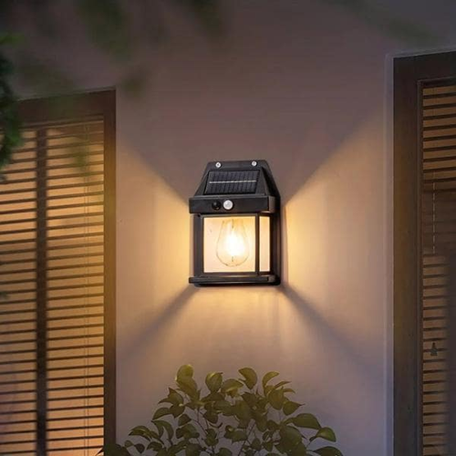 Solar lights with motion sensors