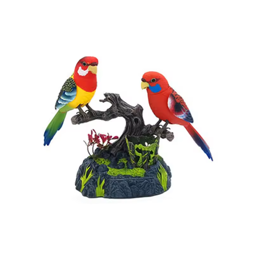 High Quality For Children Plastic Bird Toys Simulation Forest Bird Sounds Toys Voice Control Bird Cage Toy